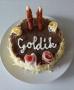 Goldienky druhý narozeninový dort 